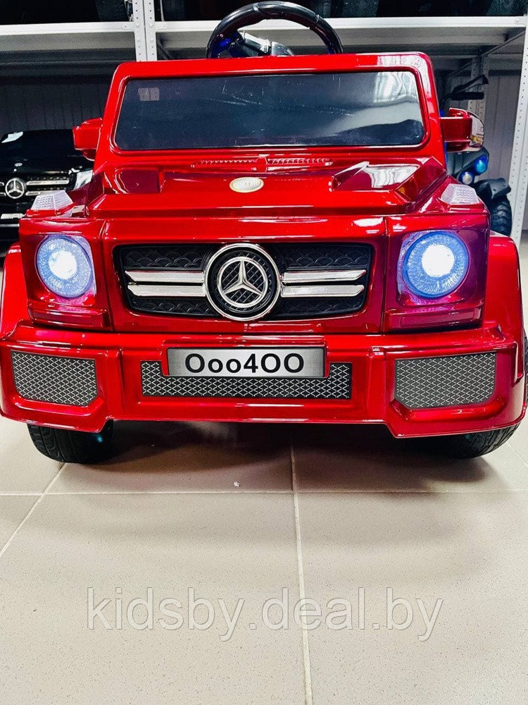 Детский электромобиль RiverToys Mercedes-Benz O004OO VIP (красный) вишневый глянец автокраска - фото 4 - id-p23518248