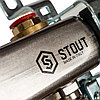Гребенка для радиаторов 6 вых. STOUT нержавеющая сталь, фото 2