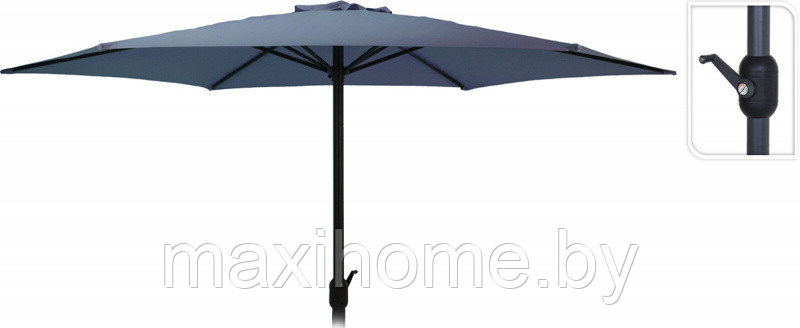 Зонт складной садовый Черный - фото 1 - id-p156433619