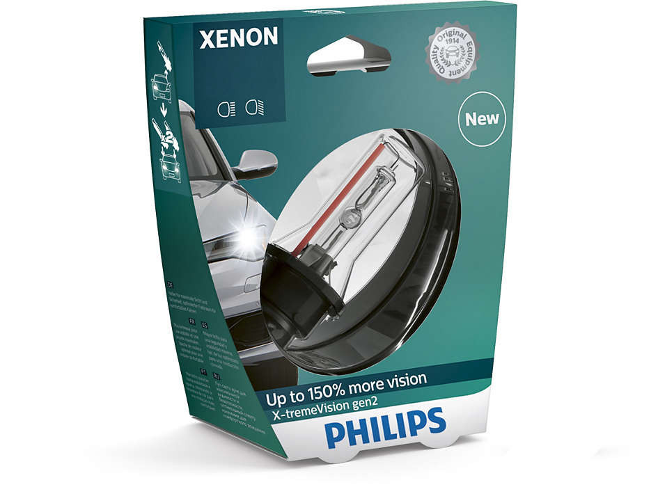 Лампа ксеноновая D2S Philips X-tremeVision gen2 +150%