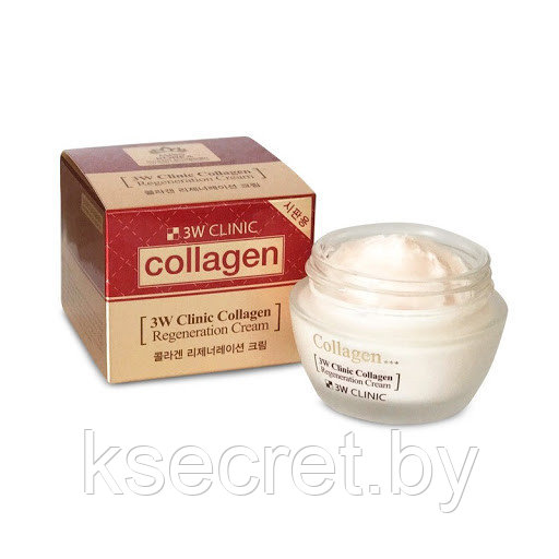 [3W CLINIC] ЛИФТИНГ Крем для лица с коллагеном Collagen Regeneration Cream, 60 мл - фото 2 - id-p156439516