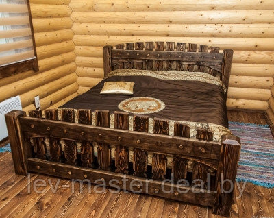 Кровать из массива Сварог - фото 1 - id-p156446434