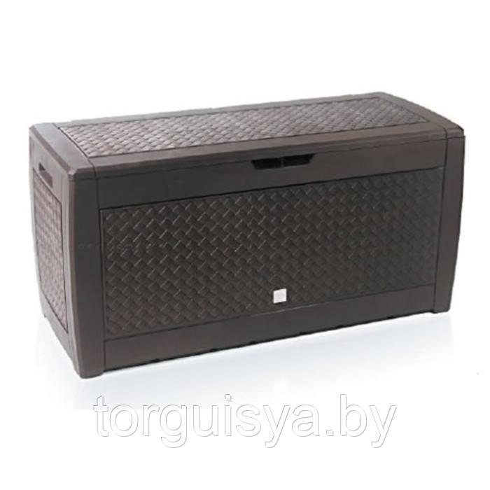 Сундук пластиковый Boxe Matuba, коричневый - фото 1 - id-p156435996