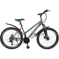 Велосипед Greenway Colibri-H 27.5 (серый/зеленый, 2018)
