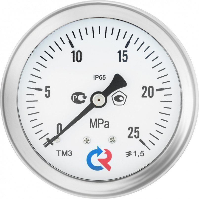 Манометр ТМ-320Р.00(0-60MPa) М12х1,5.1,5.Байонет корпус нерж