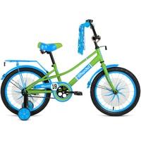 Детский велосипед Forward Azure 18 2021 (салатовый/голубой)