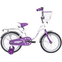 Детский велосипед Novatrack Butterfly 14 2020 147BUTTERFLY.WVL20 (белый/фиолетовый)