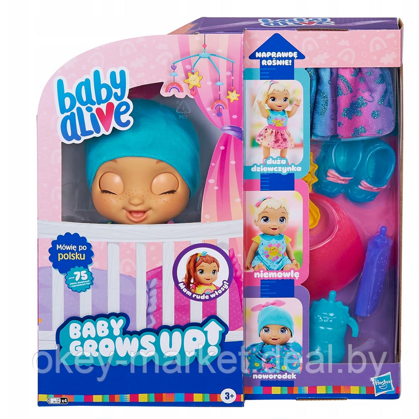 Кукла Baby Alive Grows Up Hasbro E8199 - фото 1 - id-p156503489