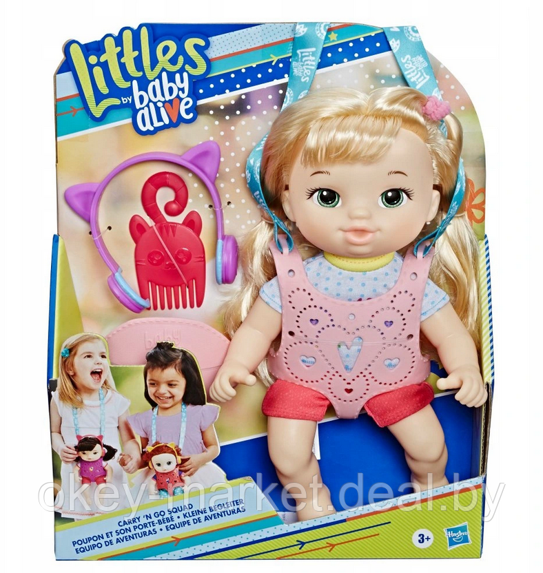 Кукла Baby Alive Малышка с кенгуру Hasbro E7176 - фото 1 - id-p156503635