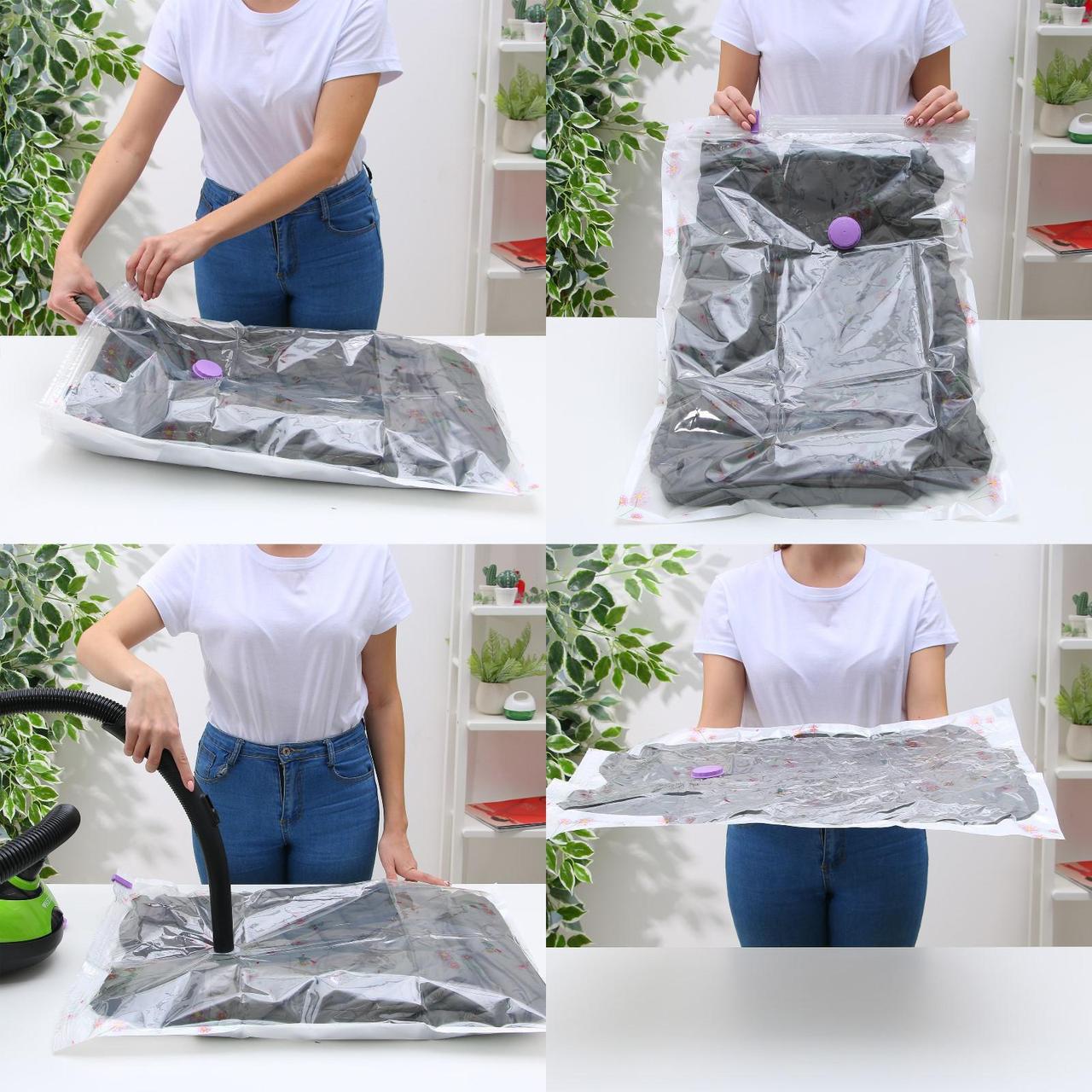 Вакуумные мешки для одежды (размер: 60х80) - фото 2 - id-p11128775