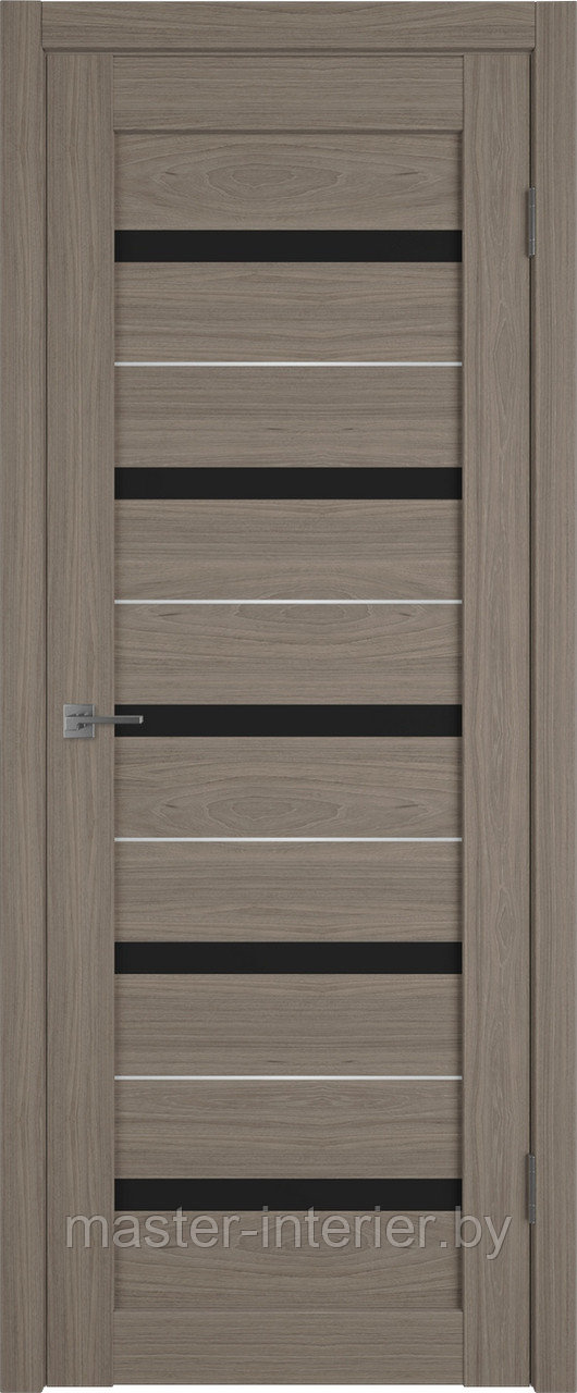 Atum Pro AL7 BLACK gloss 800*2000 Brun oak серебро