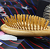 Расческа для волос с деревянными зубьями, фото 5
