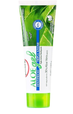 Зубная паста Equilibra Aloe gel Тройное действие, 75 г - фото 1 - id-p156505623