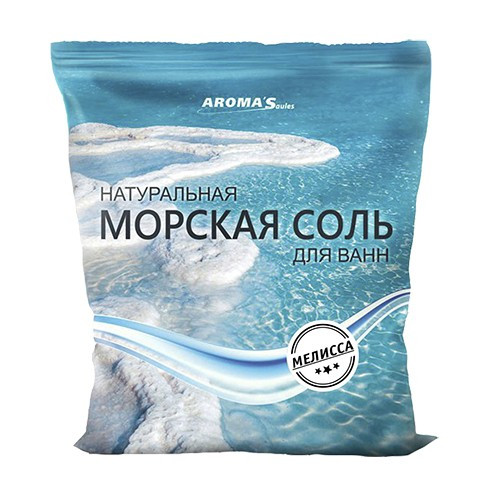 Соль морская для ванн Aroma 'Saules "Мелисса", 1 кг - фото 1 - id-p156506783