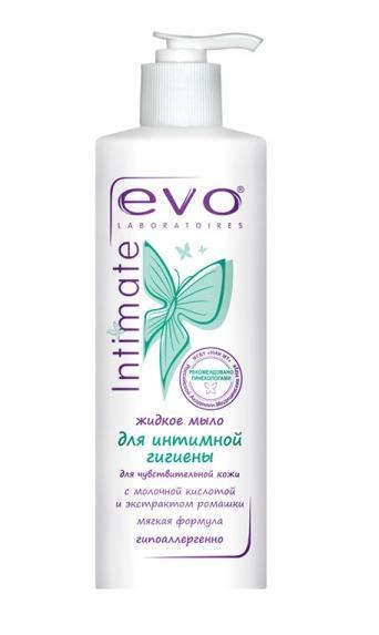 Жидкое мыло для интимной гигиены ЭВО для чувствительной кожи, 200 мл
