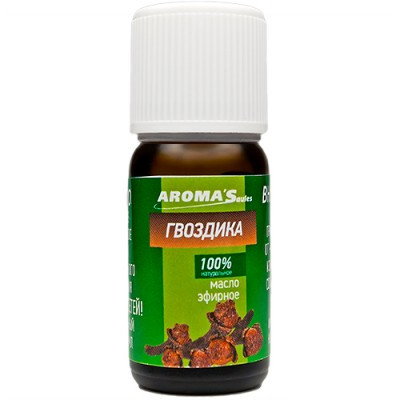 Натуральное эфирное масло Aroma`Saules "Гвоздика", 10 мл - фото 1 - id-p156507870
