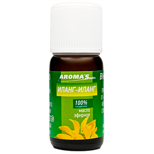 Натуральное эфирное масло Aroma`Saules "Иланг-иланг", 10 мл