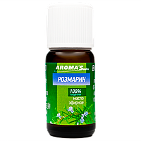 Натуральное эфирное масло Aroma Saules "Розмарин", 10 мл