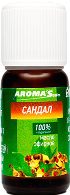 Натуральное эфирное масло Aroma Saules "Сандал", 10 мл - фото 1 - id-p156507900
