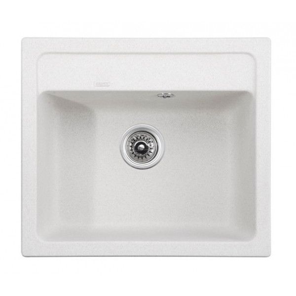 Мойка гранитная для кухни KAISER 570x500x200 White, KGM-5750-W