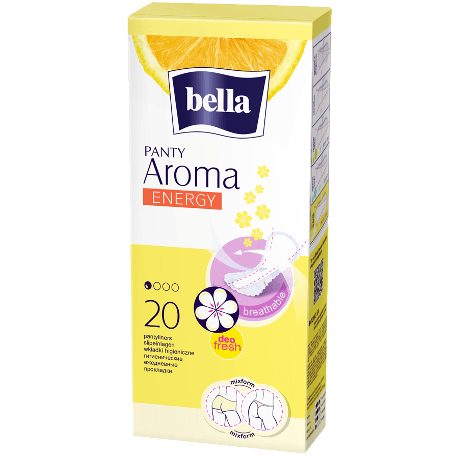 Eжедневные ароматизированные прокладки Bella Panty Aroma Energy, 20 шт - фото 1 - id-p156509235