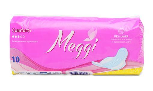 Гигиенические прокладки Meggi Comfort +, 10 шт