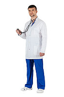 Халат медицинский мужской модель "005-001", белый