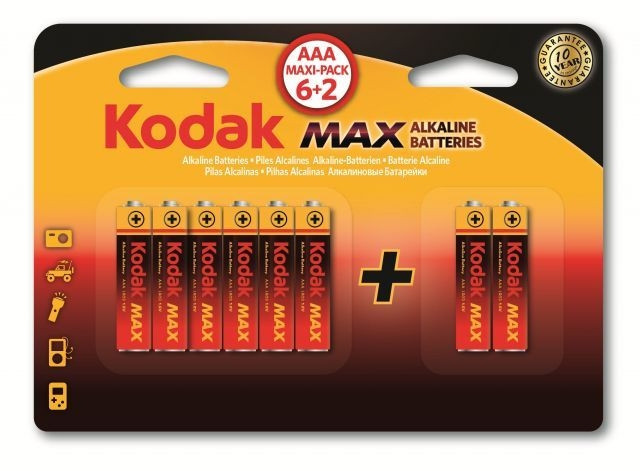 Щелочная батарейка Kodak MAX LR03 AAA, 1 шт