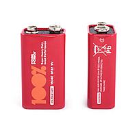 Солевая батарейка PeakPower 6F22/PP1604E-2S1, 1 шт