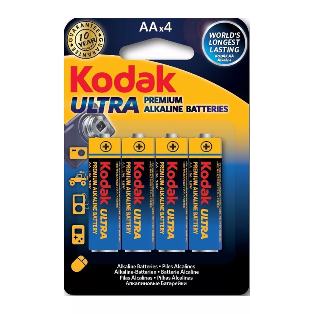 Щелочная батарейка Kodak ULTRA Premium alkaline LR03 AA, 1 шт