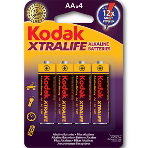 Щелочная батарейка Kodak XTRALIFE Alkaline LR6 AA, 1 шт
