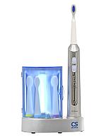 Электрическая звуковая зубная щетка CS Medica/Сиэс Медика CS-233-UV с зарядным устройством и ультрафиолетовым