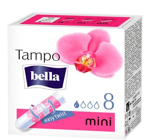 Тампоны женские гигиенические Tampo Bella MINI Premium Comfort, 8 шт