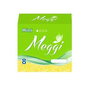 Тампоны женские гигиенические Meggi Mini, 8 шт