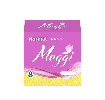 Тампоны женские гигиенические Meggi Normal, 8 шт - фото 1 - id-p156509890