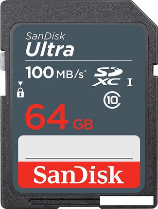 Карта памяти SanDisk Ultra SDXC SDSDUNR-064G-GN3IN 64GB, фото 2