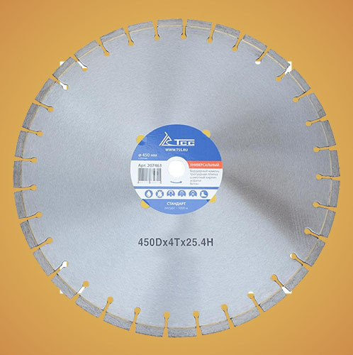 Алмазный диск ТСС-450 Универсальный (Стандарт) - фото 1 - id-p155443931