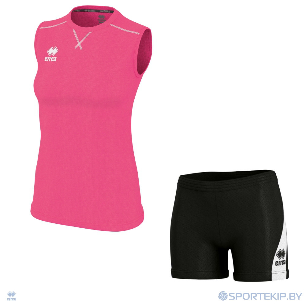 Комплект женской волейбольной формы ERREA ALISON + AMAZON 3.0 Розовый - фото 1 - id-p156545243