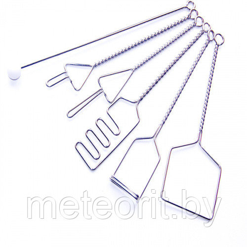 Постановочные зонды с витыми ручками с колечком, мини. Комплект из 6 зондов - фото 2 - id-p156546324