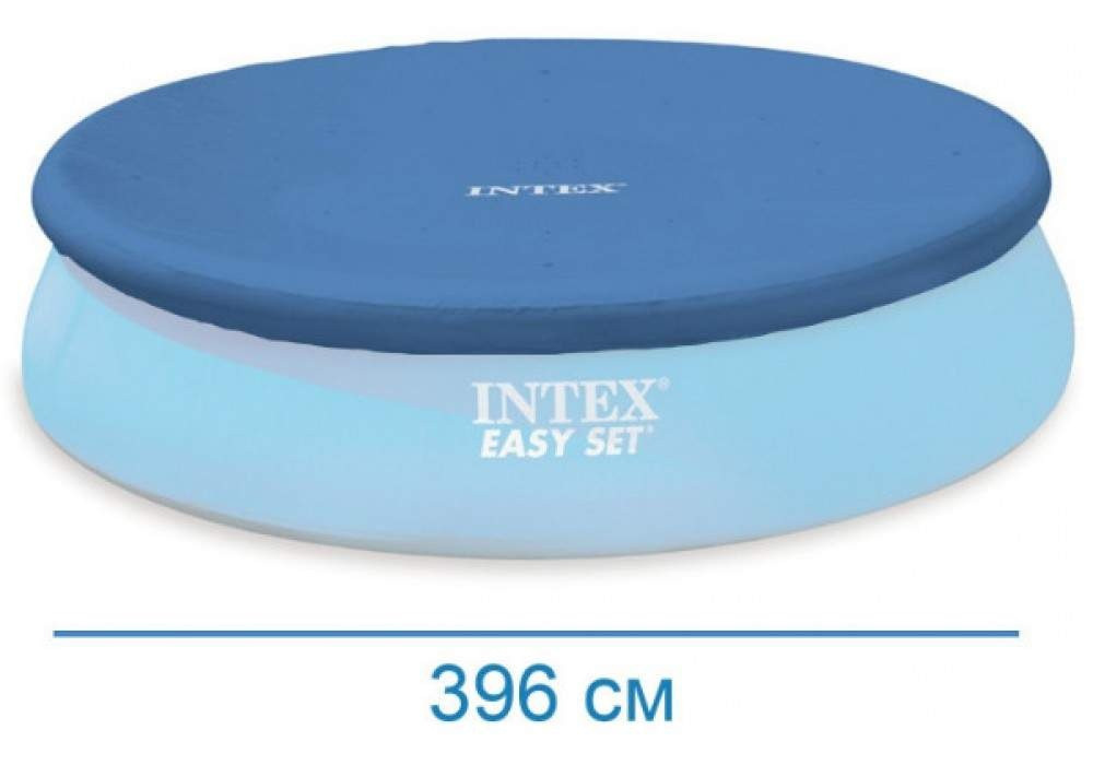 Тент для надувных бассейнов Easy Set диаметром 396 см Intex 28026 - фото 1 - id-p156549016