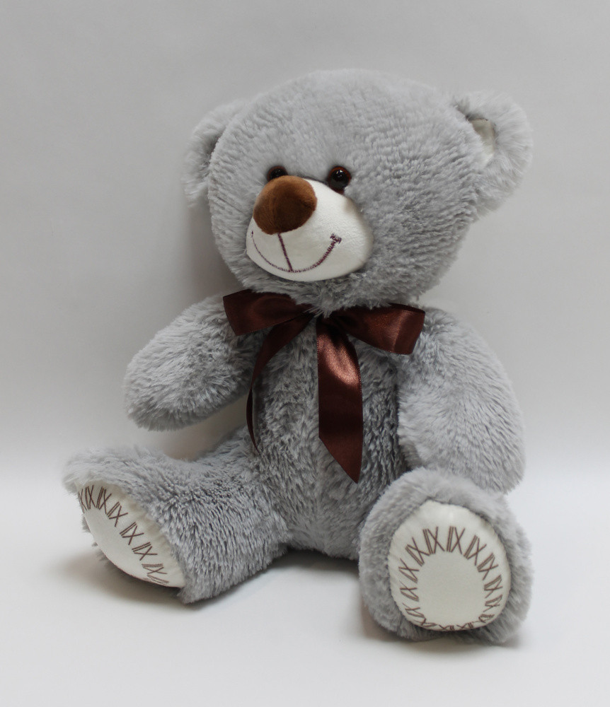 Мишка плюшевый 50см topBear 0509 серый