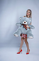 Мишка плюшевый 117см topBear 1209 серый
