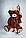 Мишка плюшевый 190см topBear 1904 шоколадный, фото 3