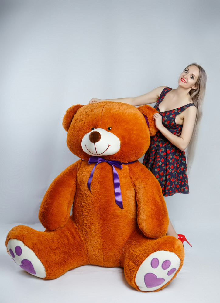 Мишка плюшевый 245см topBear 2506 карамельный