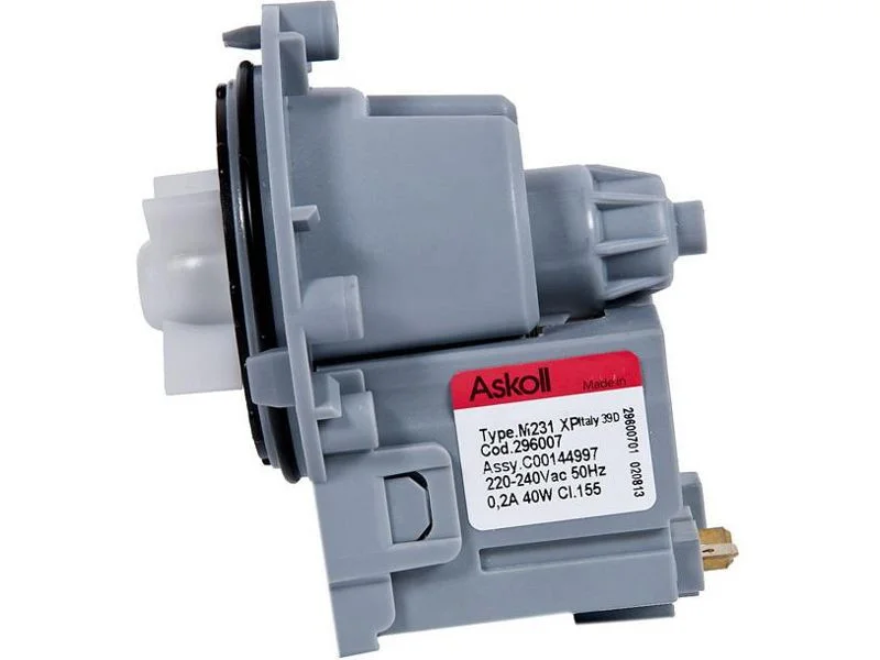 Сливная помпа для стиральной машины Асколл Италия Насос сливной стиральной машины Асколл медь