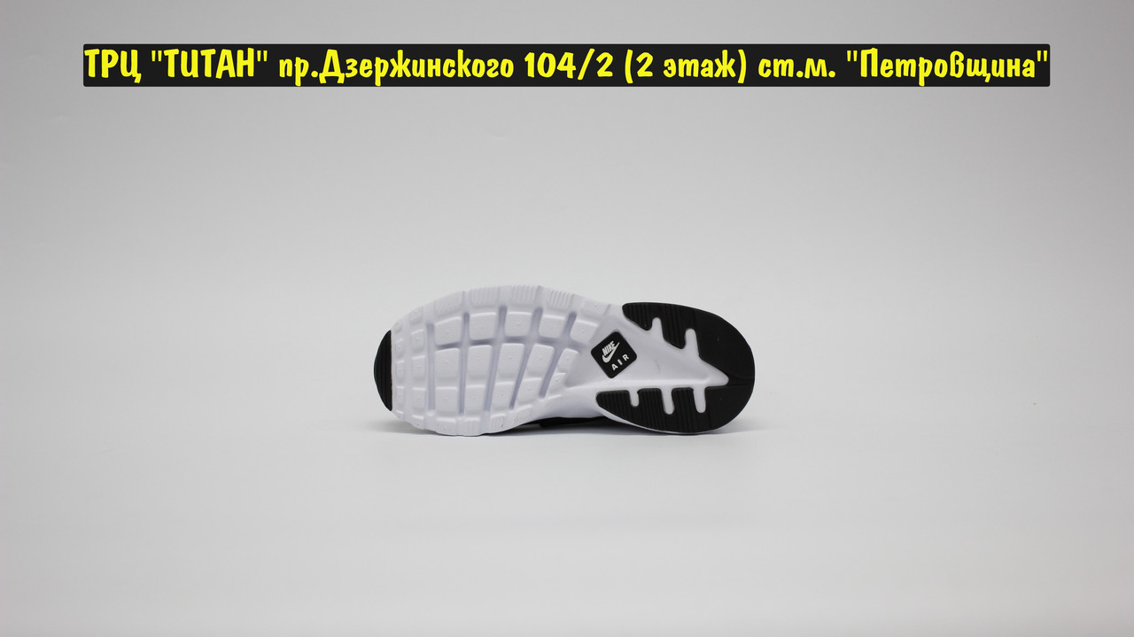 Кроссовки Nike Air Huarache Black White - фото 4 - id-p156553267