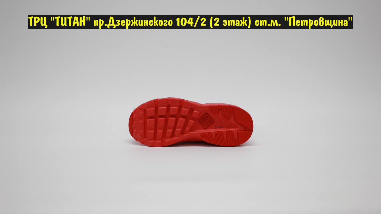 Кроссовки Nike Air Huarache All Red - фото 4 - id-p156553543
