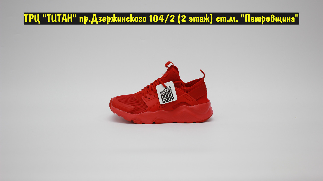 Кроссовки Nike Air Huarache All Red - фото 3 - id-p156553543