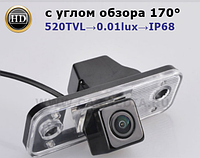 Камера заднего вида Hyundai Santa Fe (до 2012 г.) серии Night Vision с углом обзора 170°