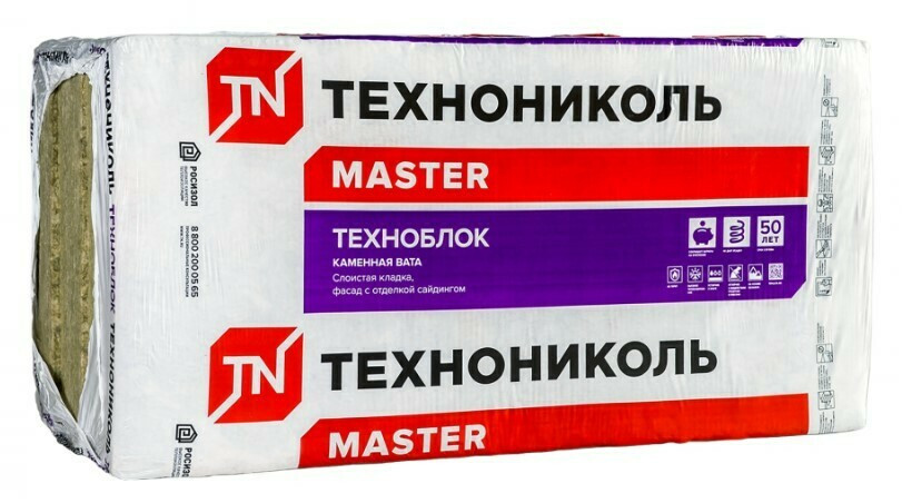 Утеплитель ТехноНИКОЛЬ Техноблок Стандарт 1200х600х100 мм